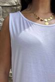 Essential Jersey Layering Vest White